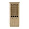 Tuhome Misuri Wardrobe Armoire with Double Door. Drawer. Metal Rods. and Open Shelves-White CLB9088 - alternate 4
